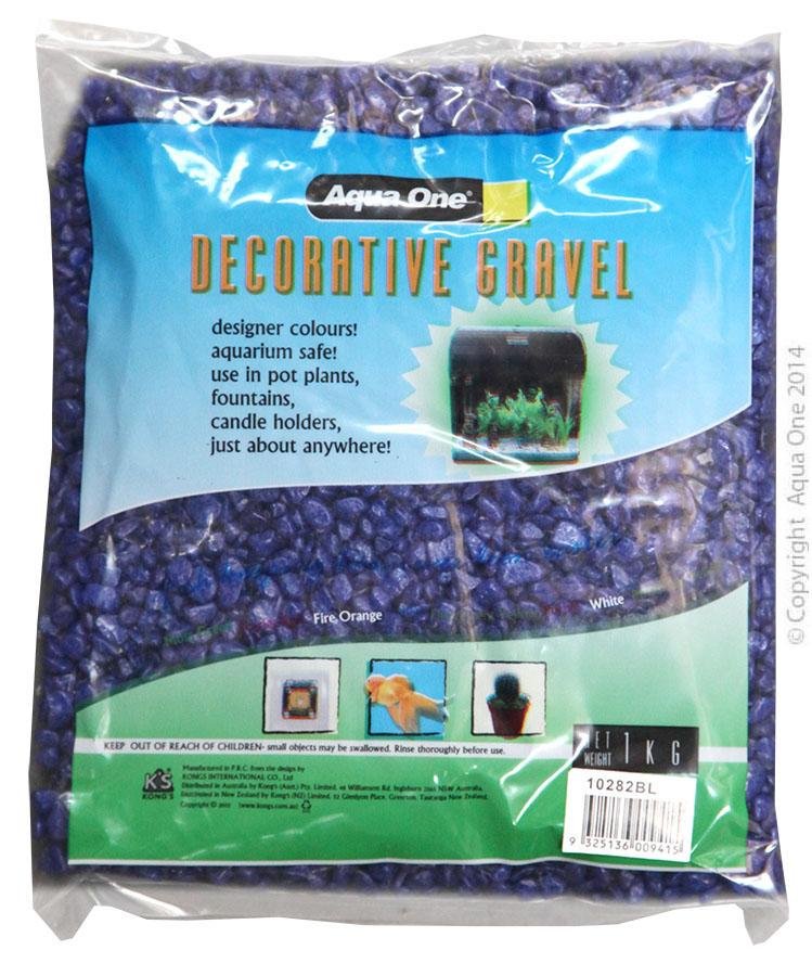 Aqua One Gravel Deep Blue 7mm - Woonona Petfood & Produce