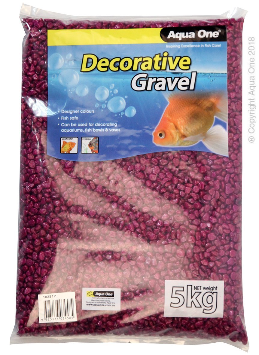 Aqua One Gravel Purple 7mm - Woonona Petfood & Produce