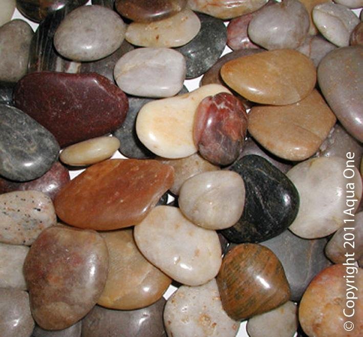 Aqua One Gravel Stone Polished 5kg 5-7mm - Woonona Petfood & Produce