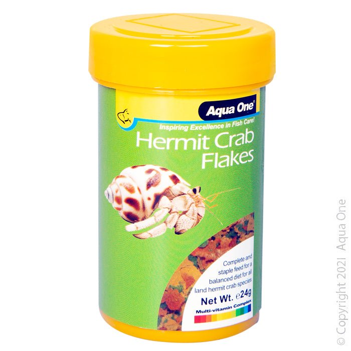 Aqua One Hermit Crab Flaked Food 24g - Woonona Petfood & Produce