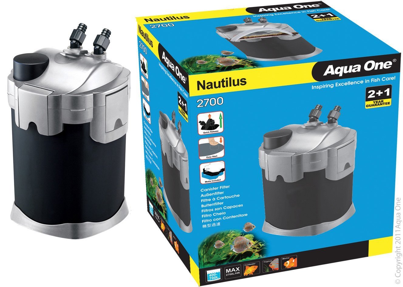 Aqua One Nautilus Cannister Filter - Woonona Petfood & Produce