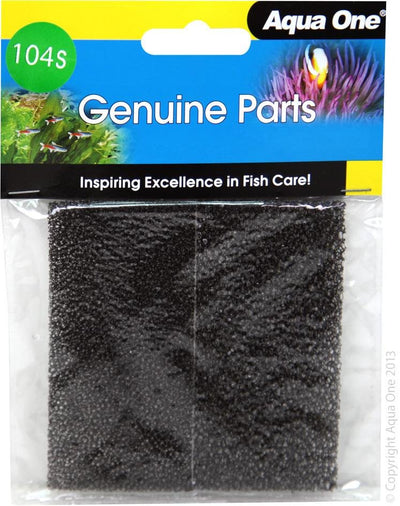 Aqua One Sponge 104S 2 Pack ZZZ
