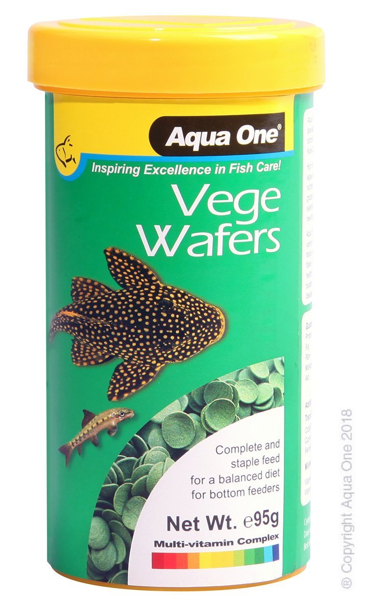 Aqua One Vege Wafer Food 45g - Woonona Petfood & Produce