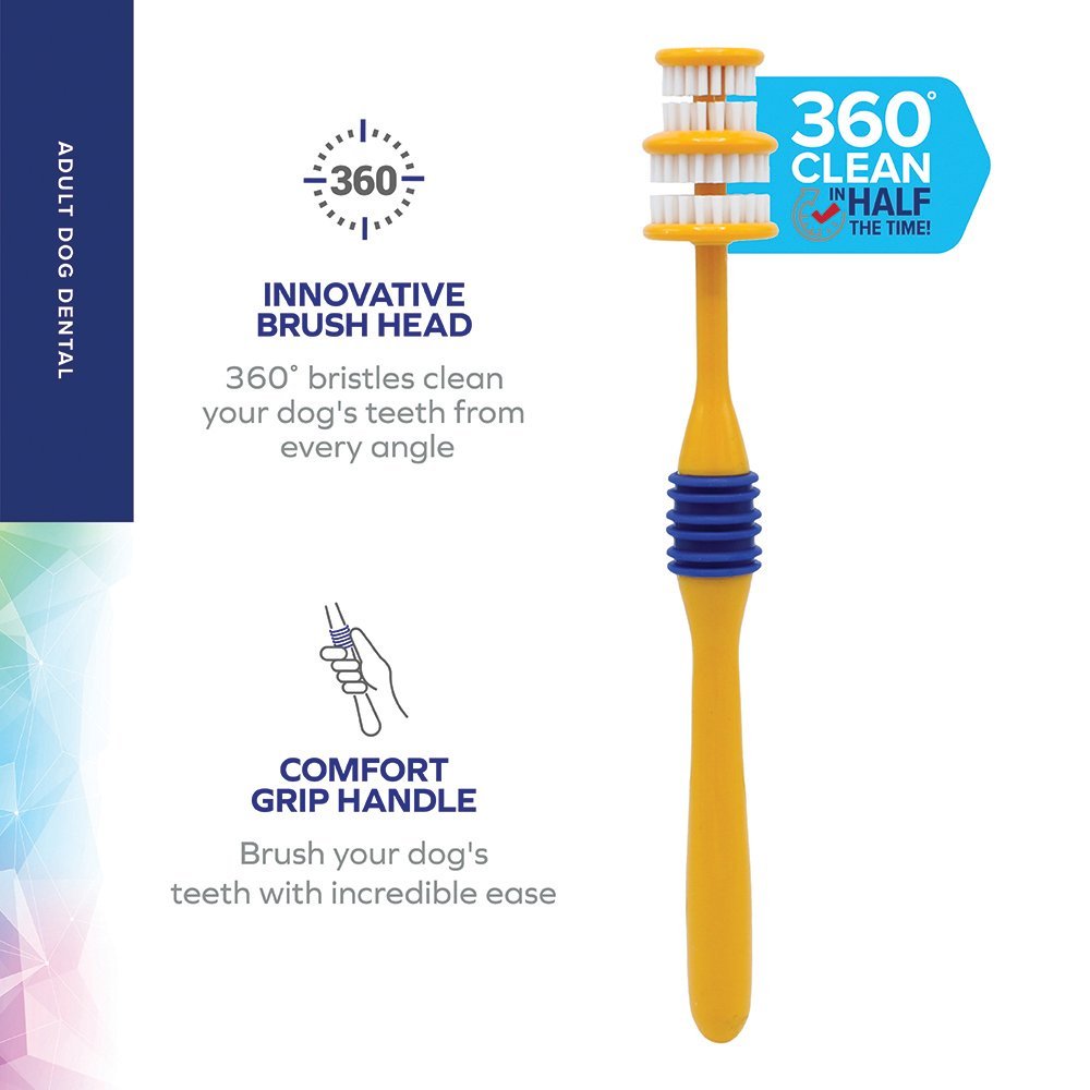 Arm and Hammer Fresh Spectrum 360 Degree Dog Toothbrush Small - Woonona Petfood & Produce