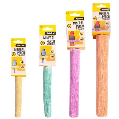 Avi One Bird Perch Mineral Calcium Straight