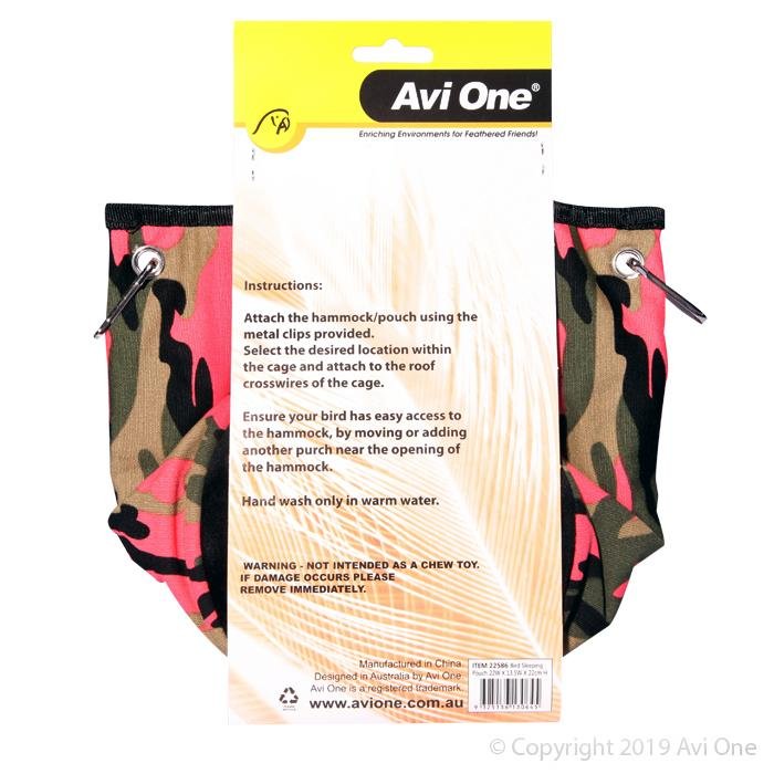 Avi One Bird Sleeping Pouch 22cm x 13cm x 22cm - Woonona Petfood & Produce