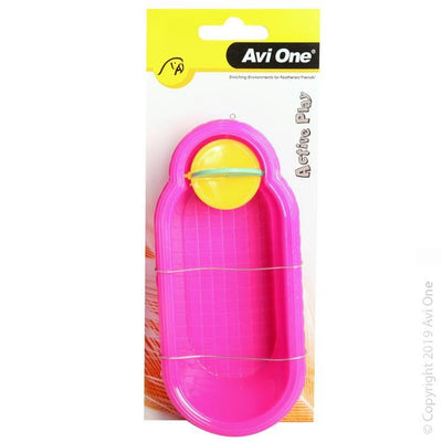 Avi One Bird Toy Fanciful Bath With Spinner