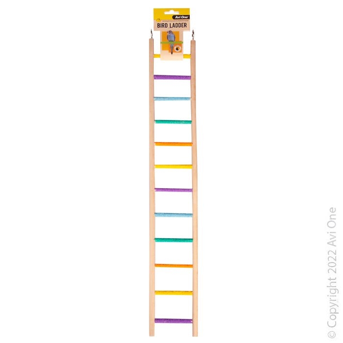 Avi One Bird Toy Wooden Ladder - Woonona Petfood & Produce