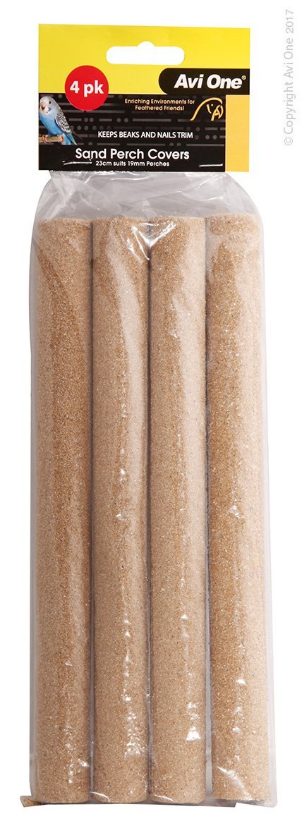 Avi One Sand Perch Covers 23cm Suits 19mm Perches 4 Pack - Woonona Petfood & Produce