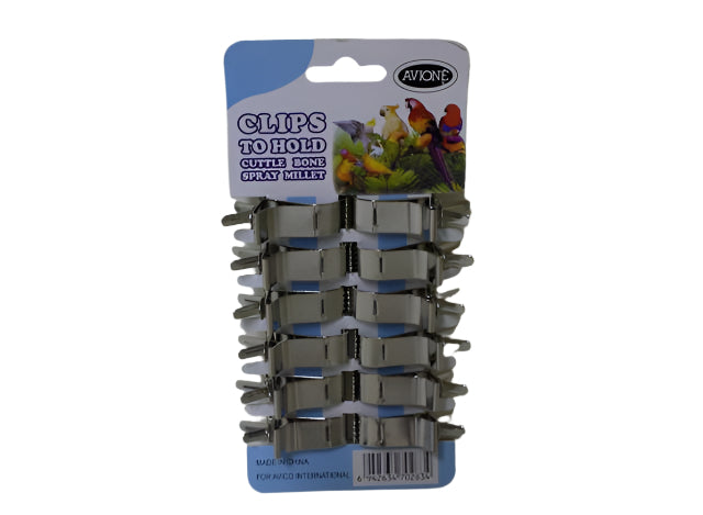 Avione Clips For Cuttlebone - Woonona Petfood & Produce