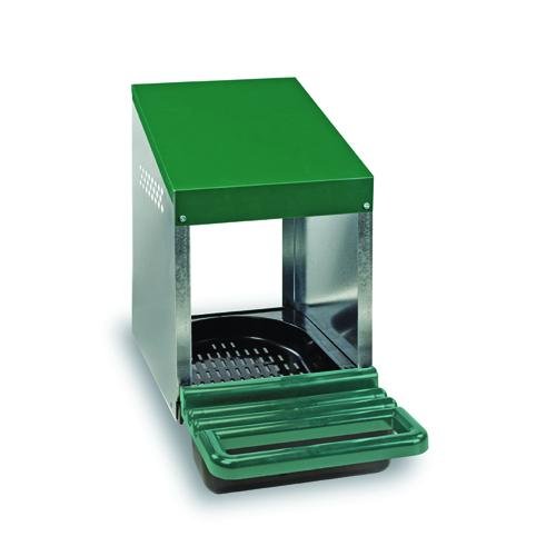 Bainbridge Chicken Nesting Box Single Metal & Plastic Closed Rollaway - Woonona Petfood & Produce