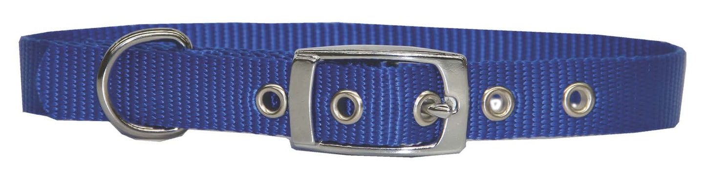 Beau Pets Collar Single Layer Blue - Woonona Petfood & Produce