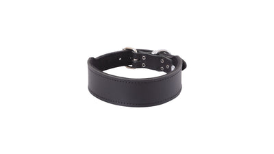 Beau Pets Collar Staffy Plain Black