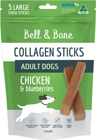 Bell & Bone - Collagen Chew Sticks for Adult Dogs - Chicken