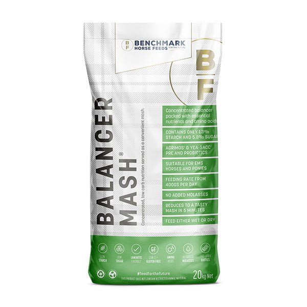 Benchmark Feeds Balancer Mash 20kg - Woonona Petfood & Produce