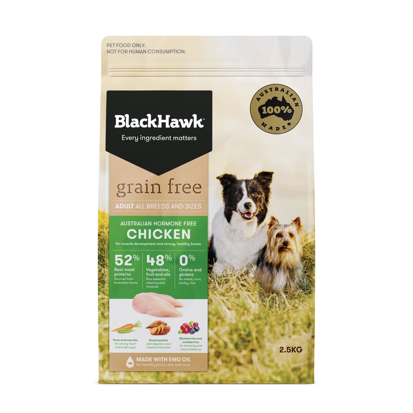 Black Hawk Grain Free Dry Dog Food Chicken - Woonona Petfood & Produce