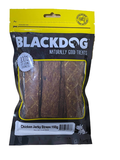 Blackdog Chicken Jerky Straps 150g
