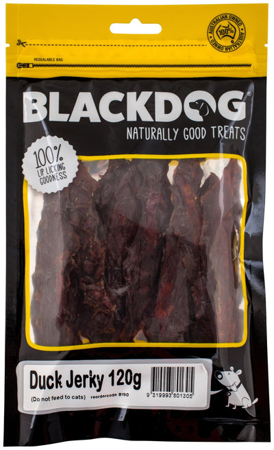 Blackdog Duck Jerky 120g - Woonona Petfood & Produce