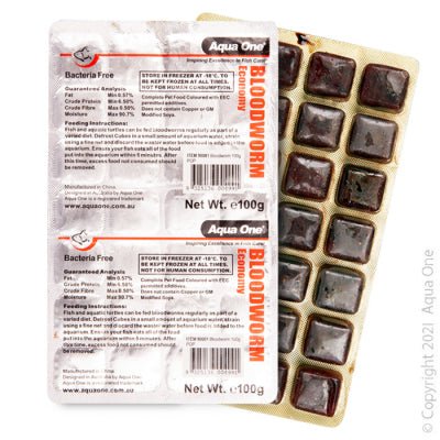 Bloodworms Frozen 100g Aqua One