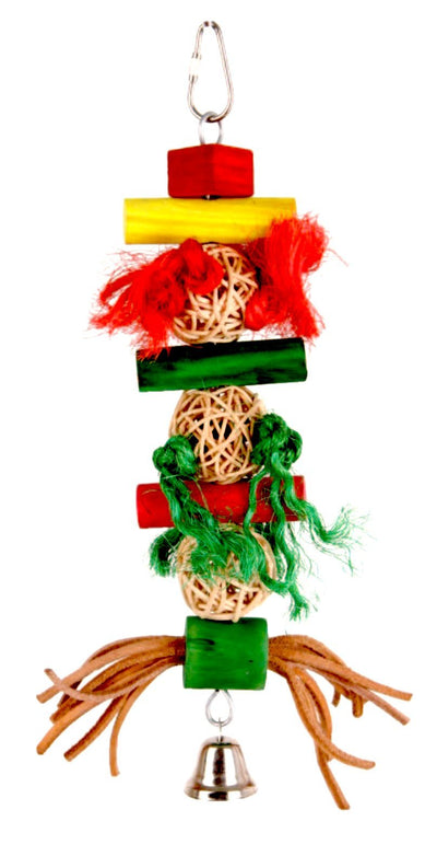 Bono Fido Bird Toy Kebab Multi Texture
