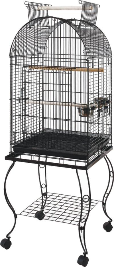 Bono Fido Parrot Cage 45701 With Stand Black