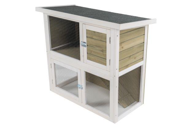 Bono Fido Rabbit Hutch Cavie 90 K122w - Woonona Petfood & Produce