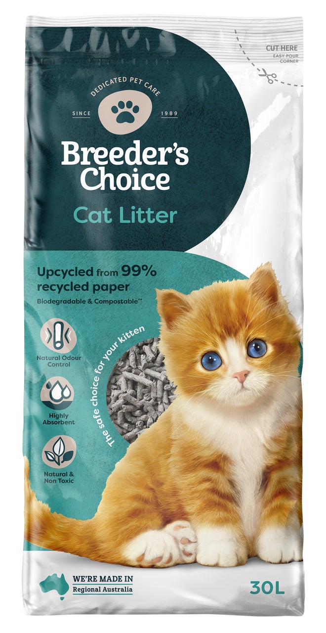 Breeders Choice Cat Litter - Woonona Petfood & Produce