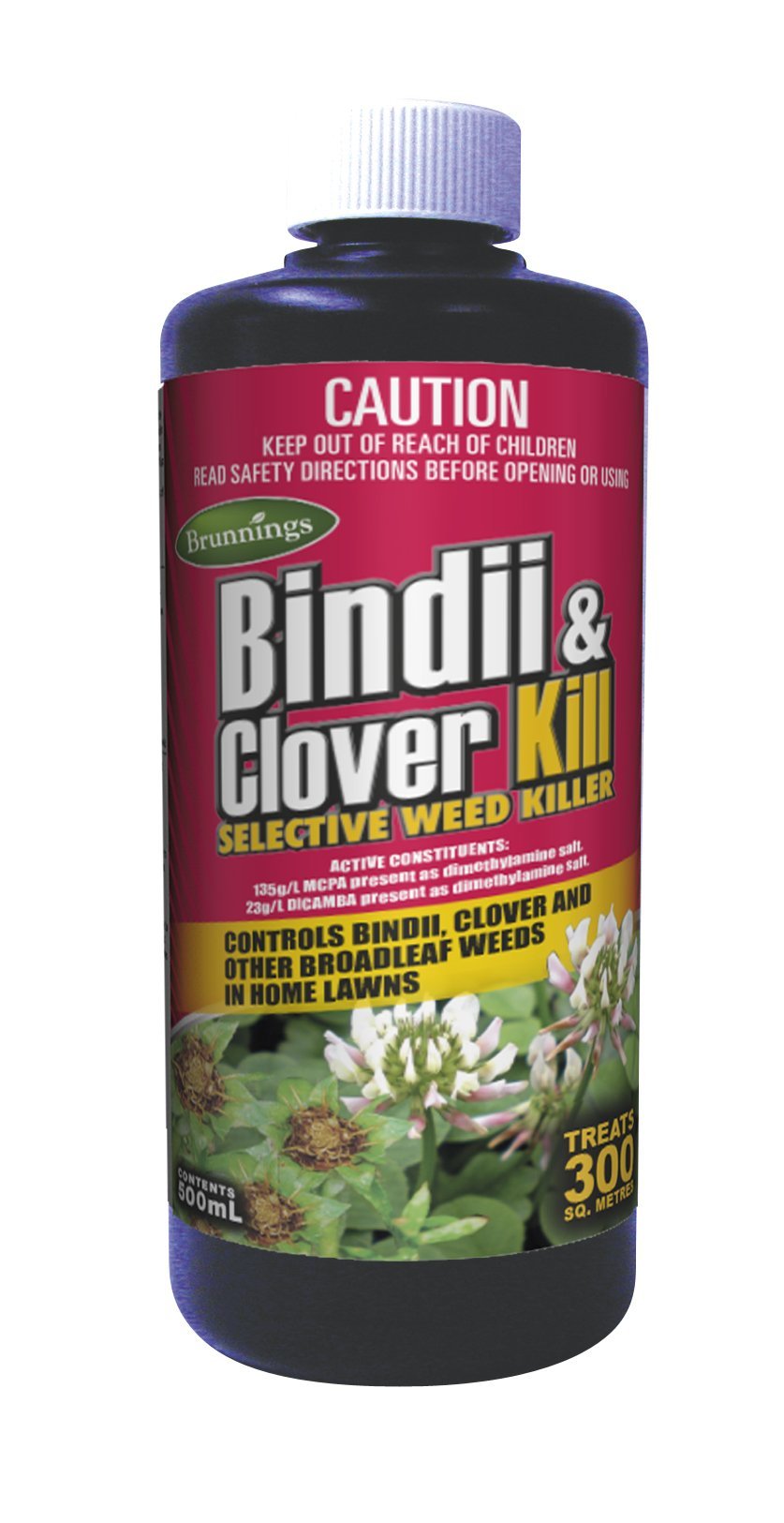 bindii herbicide Brunnings Bindii & Clover Kill 500ml – Woonona Petfoods