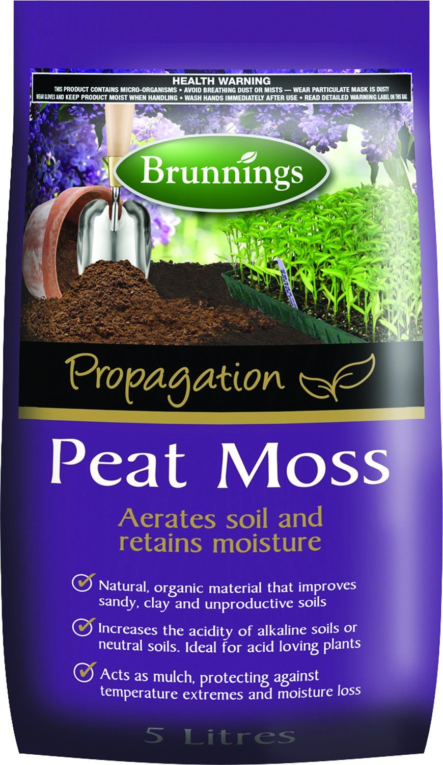 Brunnings 5L Peat Moss - Bunnings Australia