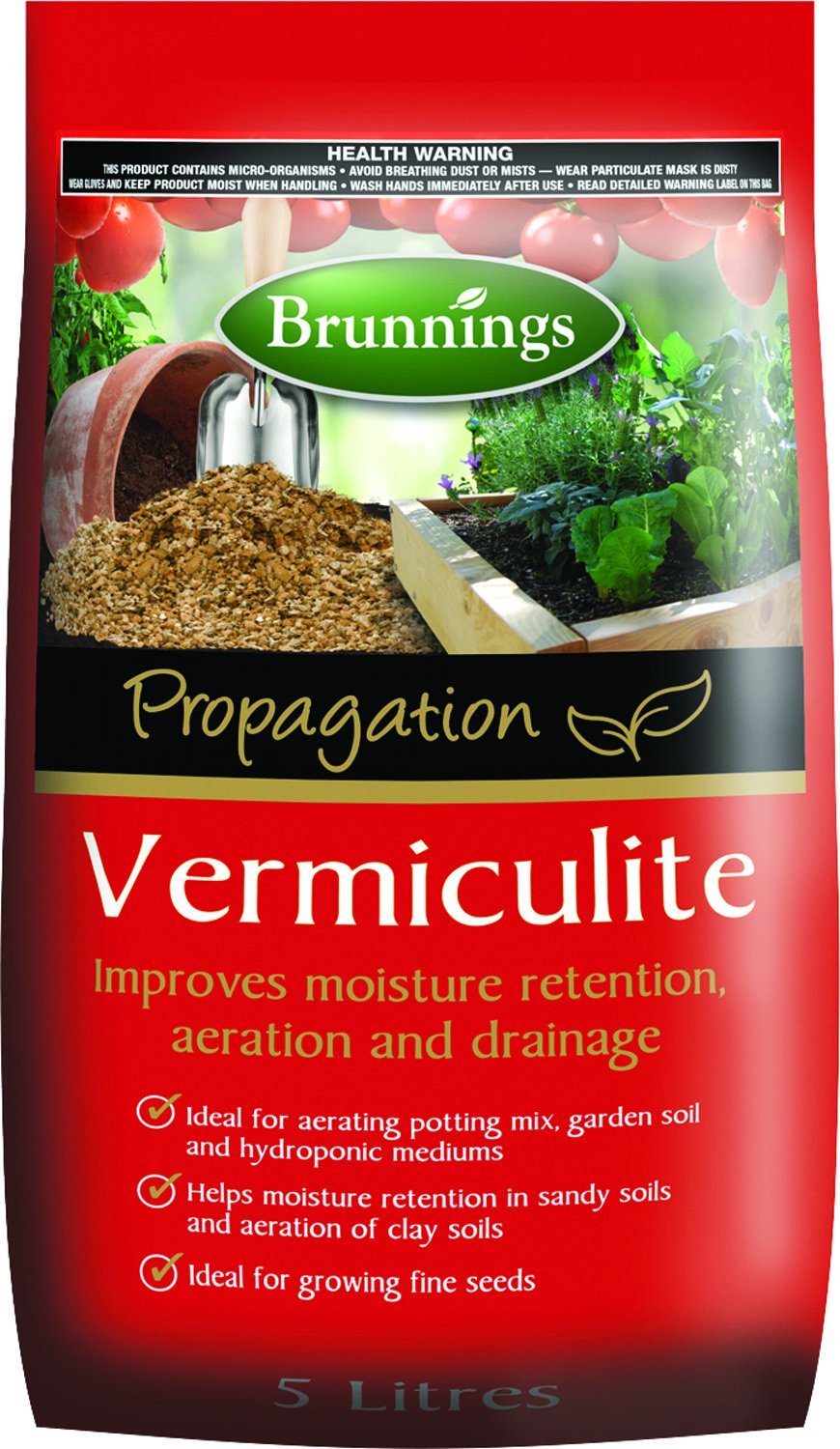 Brunnings Vermiculite 5 Litre - Woonona Petfood & Produce