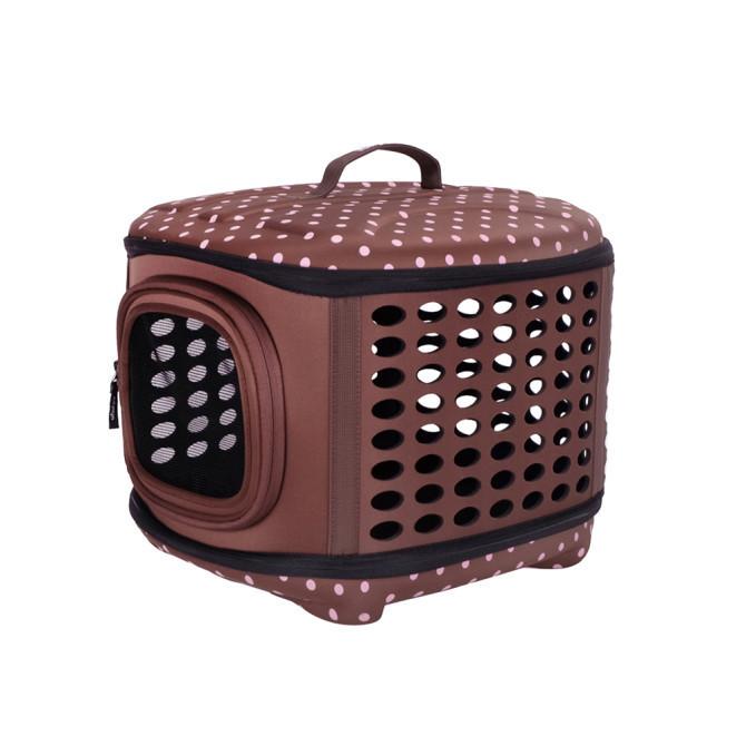 Carrier - Collapsible Traveling Hand Carrier Ibiyaya - Woonona Petfood & Produce