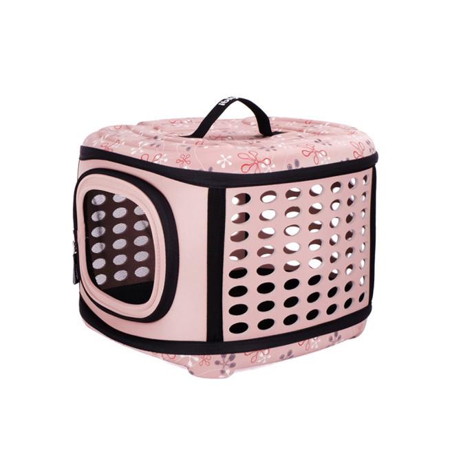 Carrier - Collapsible Traveling Hand Carrier Ibiyaya - Woonona Petfood & Produce