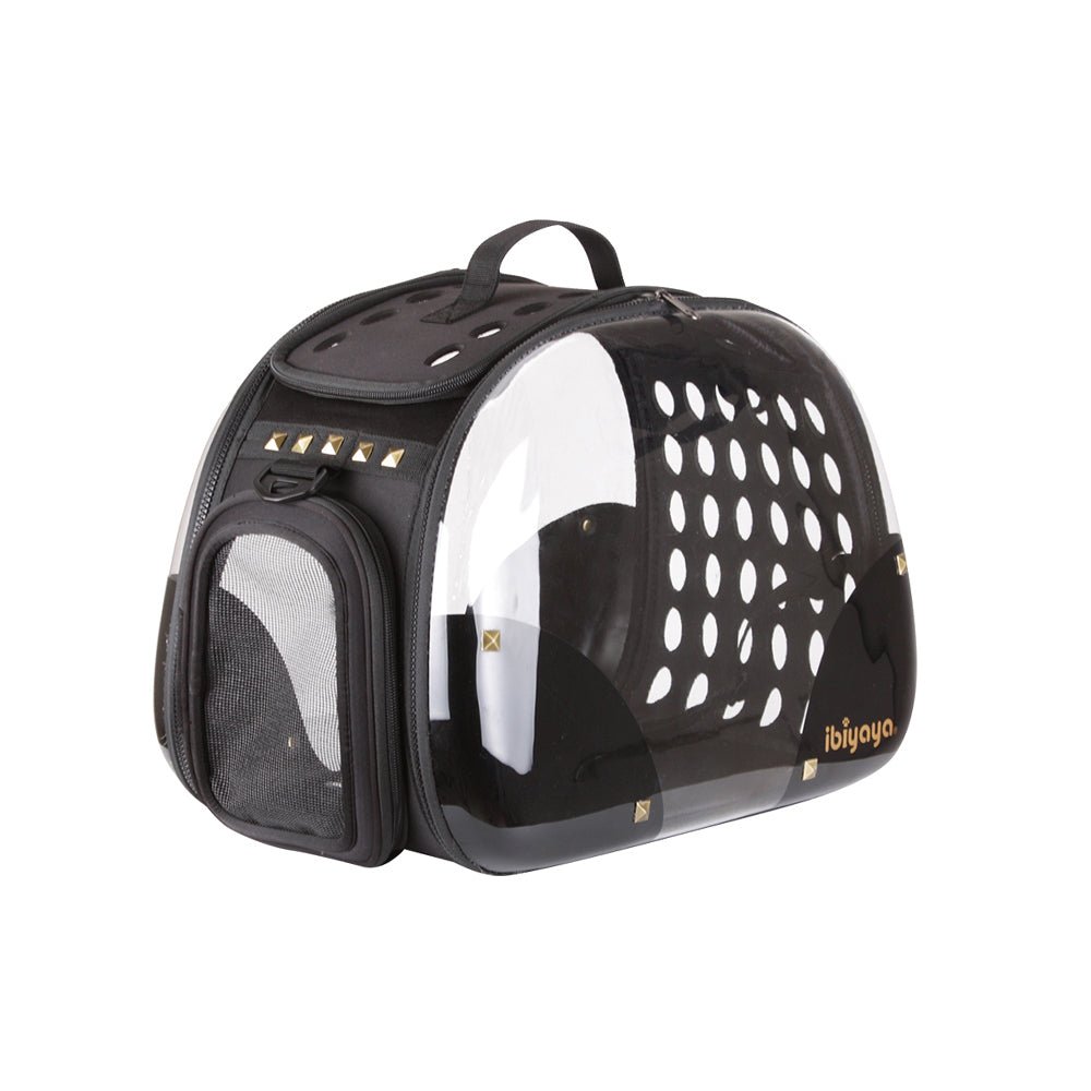 Carrier - Hard Rock Transparent Hardcase Carrier by Ibiyaya - Woonona Petfood & Produce
