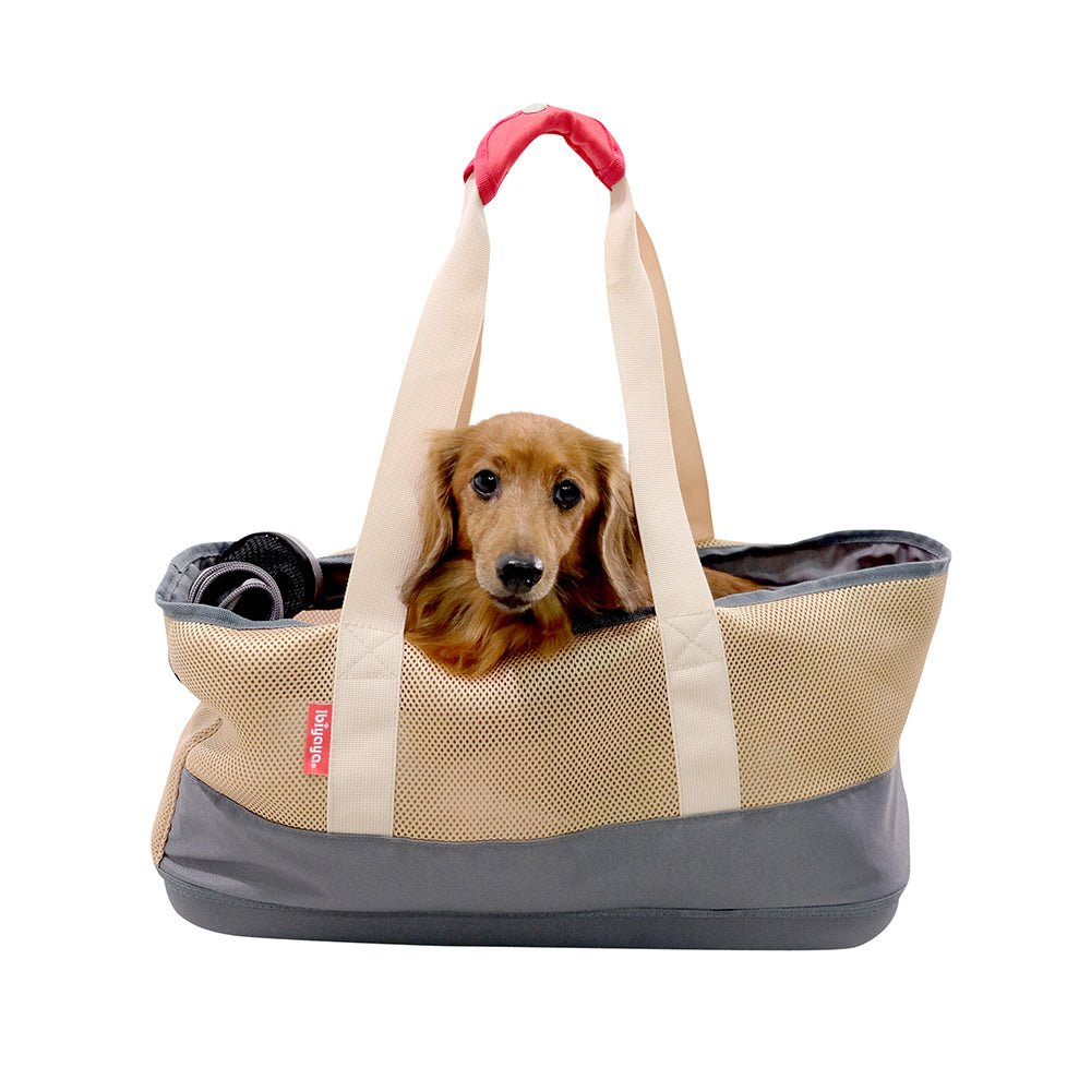 Carrier - Light Pet Carrier With Hardshell Base For Dachshunds & Long Pets Ibiyaya - Woonona Petfood & Produce