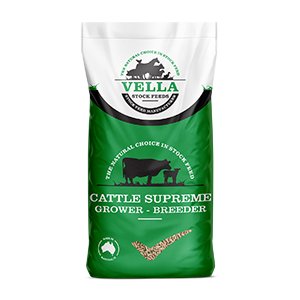 Cattle Pellets Supreme 20kg Vella - Woonona Petfood & Produce