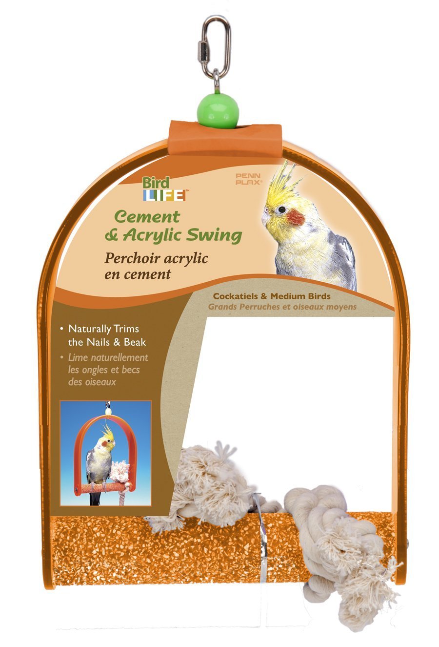 Cement Swing With Acrylic Frame - Woonona Petfood & Produce