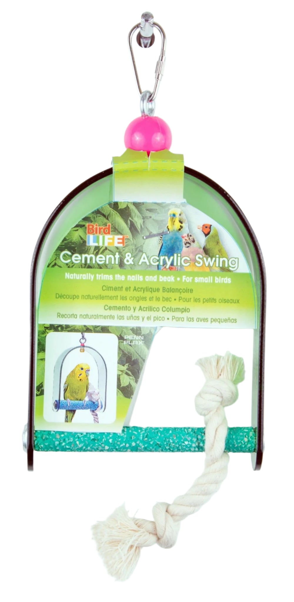 Cement Swing With Acrylic Frame Small - Woonona Petfood & Produce