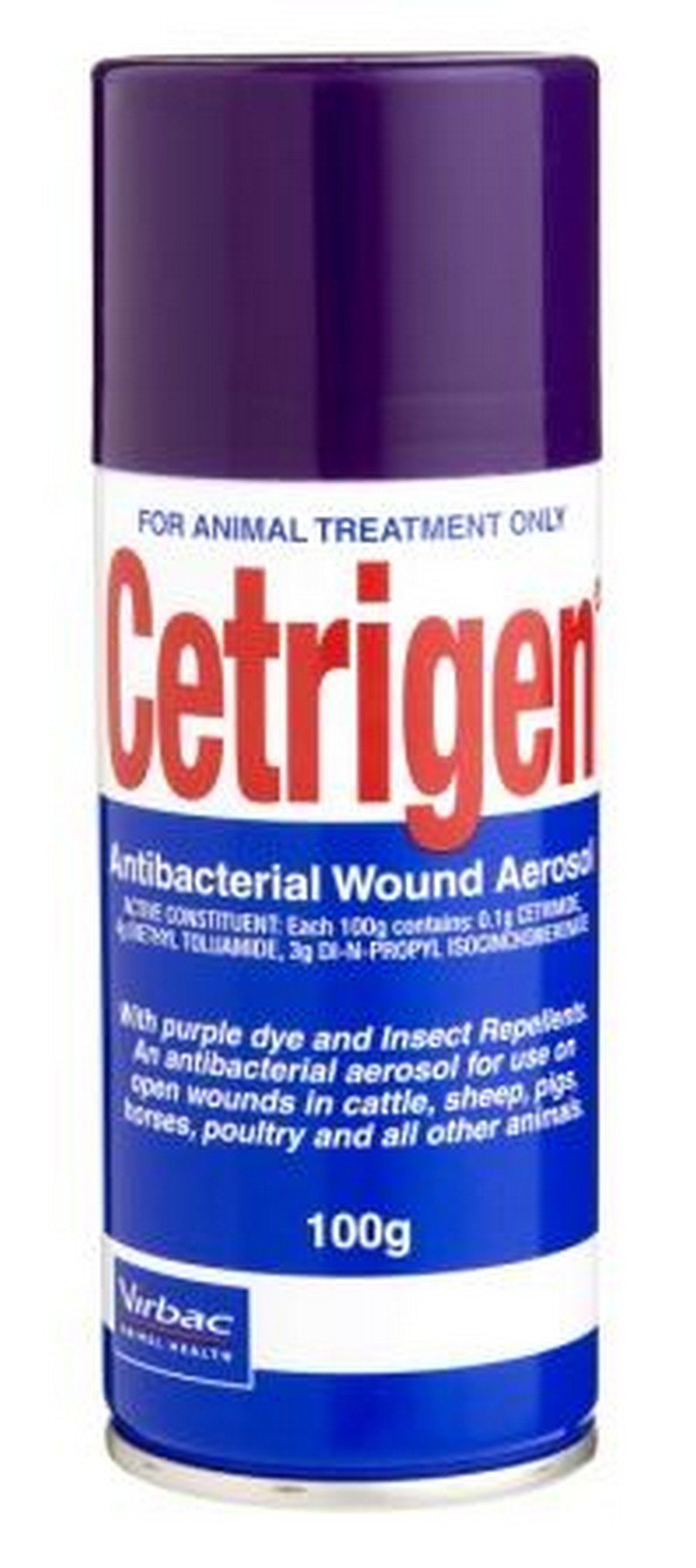 Cetrigen 100g Aerosol Can Virbac - Woonona Petfood & Produce