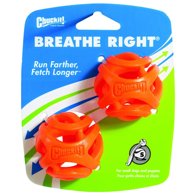 Chuck It Breathe Right Fetch Ball Small 2 Pack - Woonona Petfood & Produce
