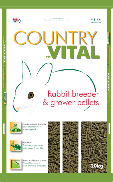 Country Vital Rabbit Breeder & Grower Pellets 20kg
