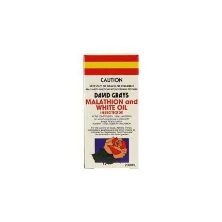 David Grays White Oil and Malathion 200ml - Woonona Petfood & Produce