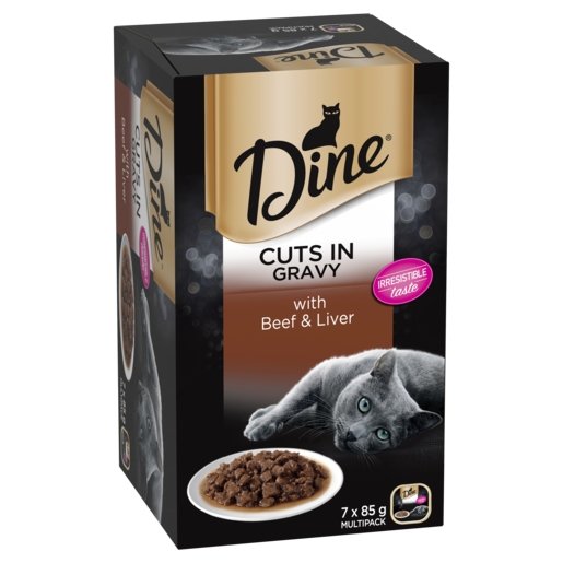 Dine 7x85g Beef & Liver Gravy - Woonona Petfood & Produce