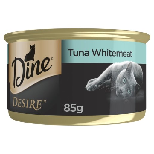 Dine Desire 24x85g Pure Tuna Whitemeat - Woonona Petfood & Produce