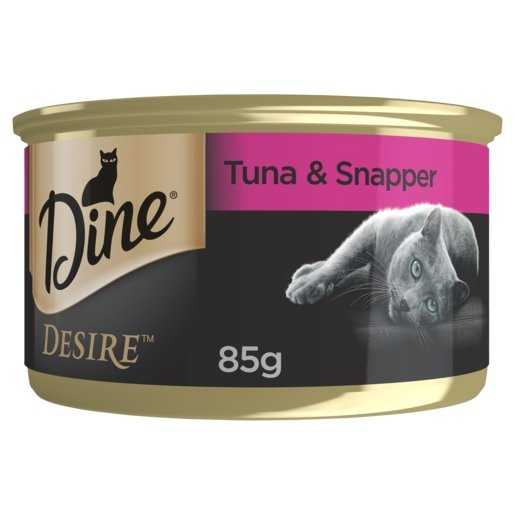 Dine Desire 24x85g Tuna Whitemeat & Snapper - Woonona Petfood & Produce