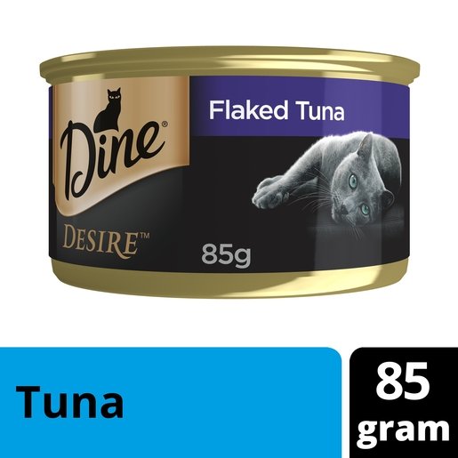 Dine Desire 24x85g Virgin Flaked Tuna - Woonona Petfood & Produce
