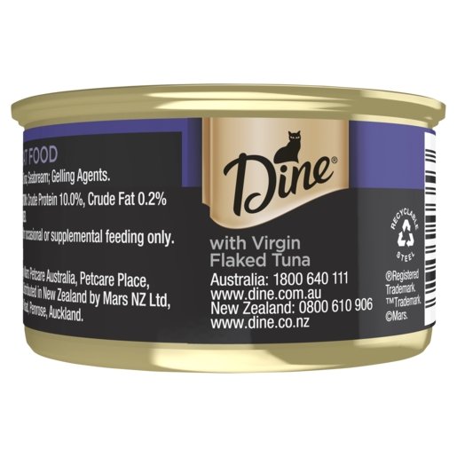 Dine Desire 24x85g Virgin Flaked Tuna - Woonona Petfood & Produce