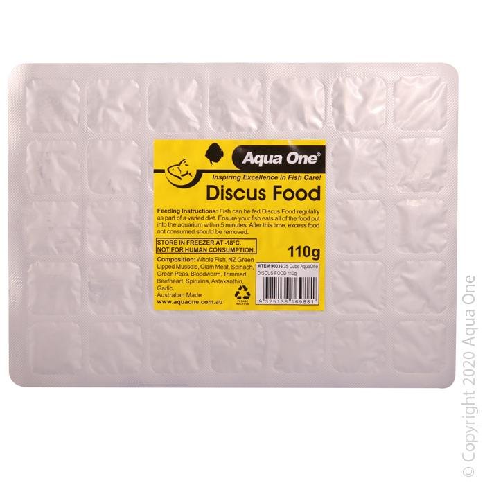 Discus Food 110g Frozen Aqua One - Woonona Petfood & Produce