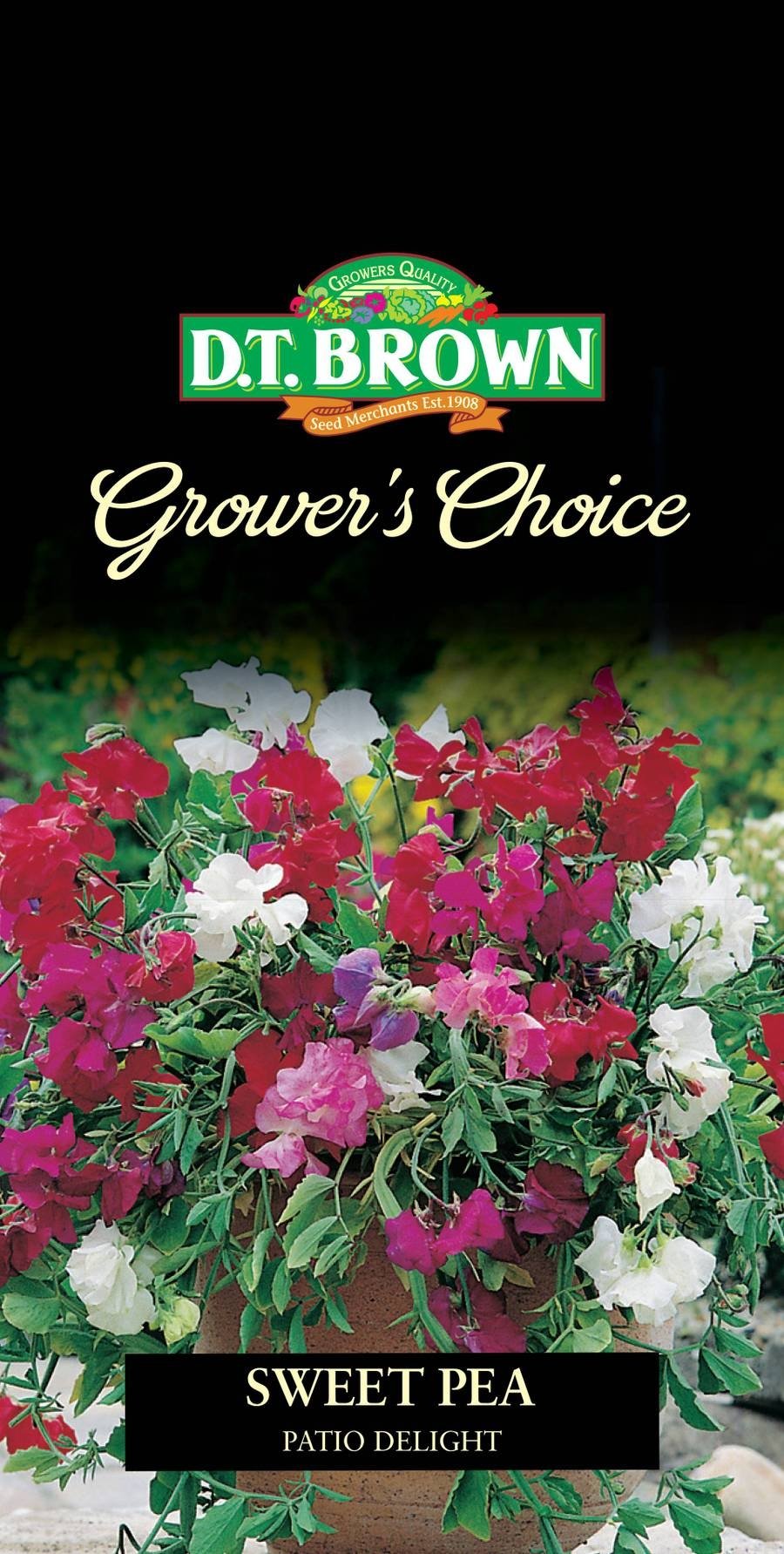 d t brown flower seeds DT Brown Growers Choice Sweet Pea Patio Mix – Woonona Petfoods