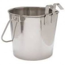 Elite Pet Bucket Flat Sided Steel 3 Litres