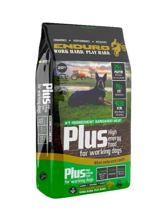 Enduro Plus Working Dog Food 20kg - Woonona Petfood & Produce